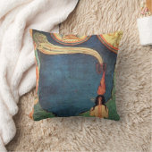 チベット仏教のタンモの描写 クッション (ブランケット)