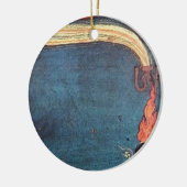 チベット仏教のタンモの描写 セラミックオーナメント (左)