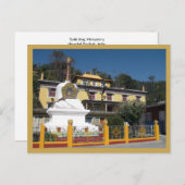 チベット仏教の仏塔の寺田志宗寺 ポストカード (正面/裏面)