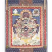 チベット仏教の輪廻 シール (正面)