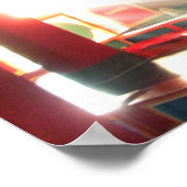 チベット仏教寺院インテリアビュー ポスター (角)