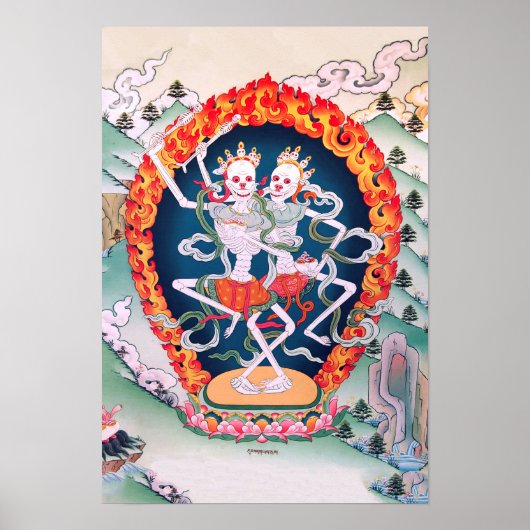 チベット仏教美術のポスター ポスター (正面)