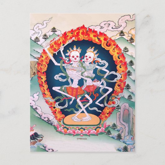 チベット仏教美術はがき ポストカード (正面)