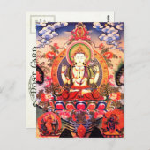 チベット仏教美術はがき ポストカード (正面/裏面)