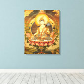 チベット仏教美術 キャンバスプリント (インサイチュ (ウッドフロア))
