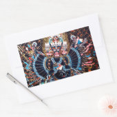 チベット仏教美術（ケムックエルカ） 長方形シール (封筒)