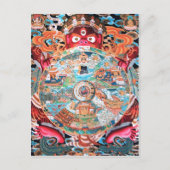 チベット仏教美術(人生の歯車) ポストカード (正面)