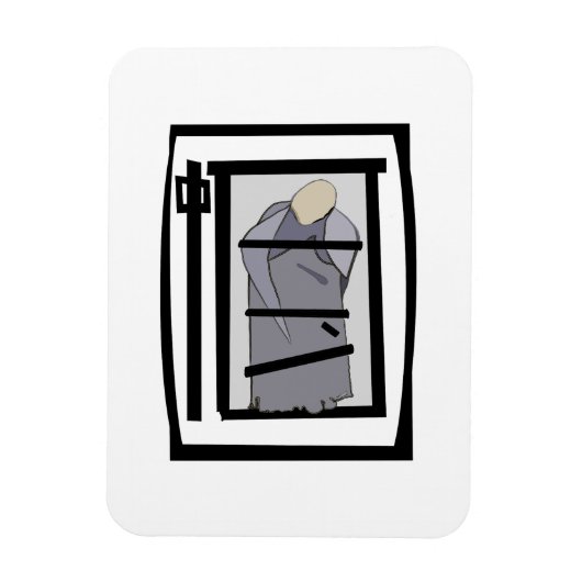 チベット僧 マグネット (縦)