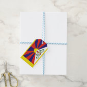 チベット国旗（チベット） ギフトタグ (より糸つき)