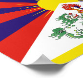 チベット国旗 ポスター (角)