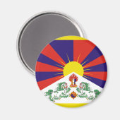 チベット国旗 マグネット (正面/裏面)