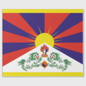 チベット国旗 ラッピングペーパー (フラット)