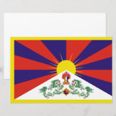 チベット国旗 便箋 (正面/裏面)