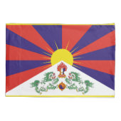 チベット国旗 枕カバー (裏面)