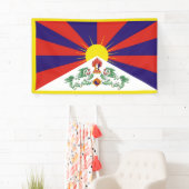 チベット国旗 横断幕 (インサイチュ)