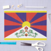 チベット国旗 薄葉紙 (クラフト)