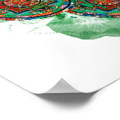 チベット密教曼荼羅のポスター ポスター (角)