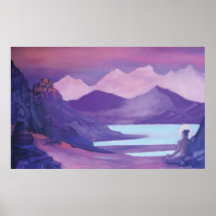 チベット山脈のヨギ&修道院