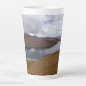 チベット湖 カフェラテマグ (正面)