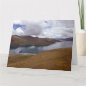 チベット湖 カード (正面)