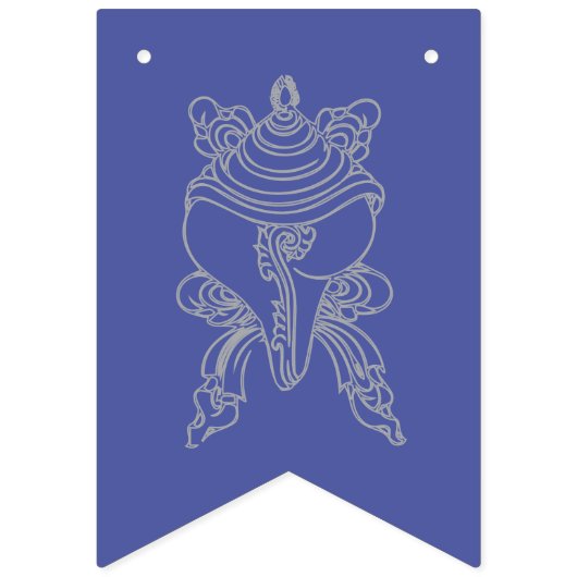 チベット祈りの言葉国旗と仏教記号 バンティングフラッグ (第1の旗)