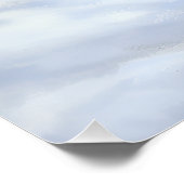 チベット語のスパニエル犬Letit雪のクリスマス ポスター (コーナー)