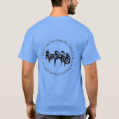 チベット語の結び目とマントラは任意の色 Tシャツ (裏面)