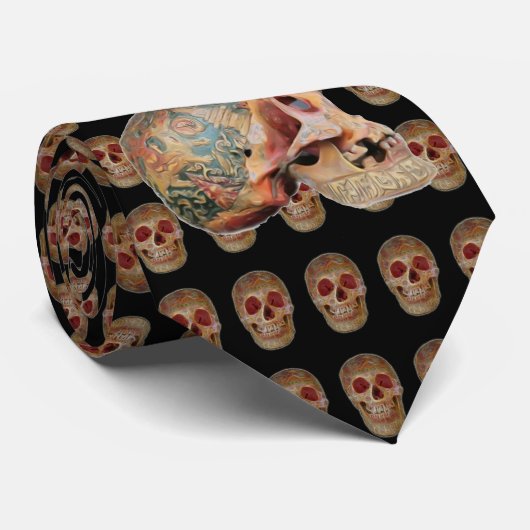 チベット語スカル2 ネクタイ (ロール)