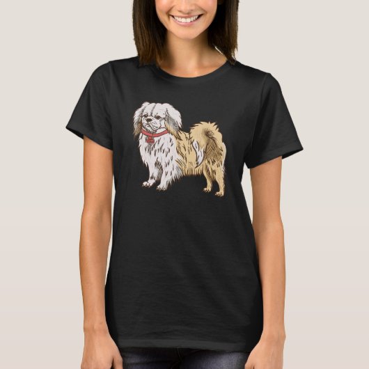 チベット語スパニエル犬 – 犬の識別 – 犬愛好家 Tシャツ (正面)