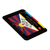 チベット語ロサー&タシデレク – 新年/国旗のチベット マグネット (右側)