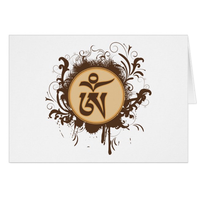 チベット語Om (正面横)