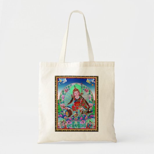 チベット語Thangka Padmasambhava トートバッグ (正面)