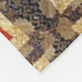 チベット語Thangka Prabhutaratna仏 フリースブランケット (角)