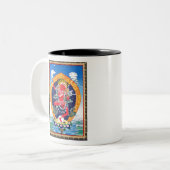 チベット語Thangka Vajravarahi ツートーンマグカップ (正面左)