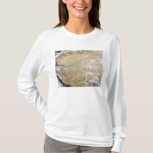 チベット高原の衛星概観 Tシャツ