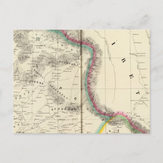 チベット、アジア68 ポストカード (正面)