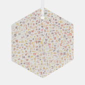 チベット ガラスオーナメント (裏面)