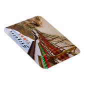 チベット、シガツェ – タシルンポ修道院 マグネット (右側)