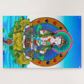 チベット·タンカ·クールヴァジャサッタ·タトゥー·マンダラ ジグソーパズル (横)