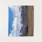 チベット、ヒマラヤ – 風光明媚な山の風景 タペストリー (正面)