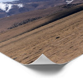 チベット、ヒマラヤ – 風光明媚な山の風景 ポスター (角)