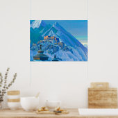 チベット、ヒマラヤ、1933年ニコラス・ローリヒ ポスター (キッチン)