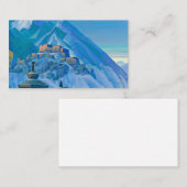 チベット、ヒマラヤ、1933年ニコラス・ローリヒ 名刺 (正面/裏面)