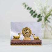 チベット、ラサ – ジョカン寺の法輪 ポストカード (スタンド正面)