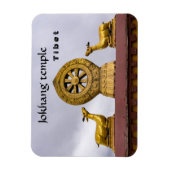 チベット·ラサ-常昌寺の法輪 マグネット (縦)