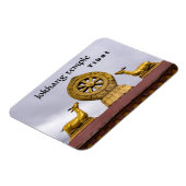 チベット·ラサ-常昌寺の法輪 マグネット (左側)