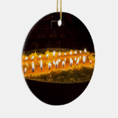 チベット – 儀式バターランプ セラミックオーナメント (右)