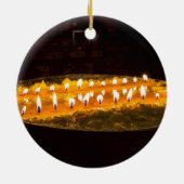 チベット – 儀式バターランプ セラミックオーナメント (裏面)