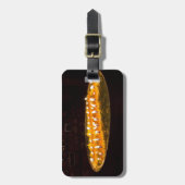 チベット – 儀式バターランプ ラゲッジタグ (正面縦)