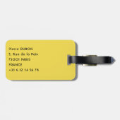 チベット – 儀式バターランプ ラゲッジタグ (裏面横)